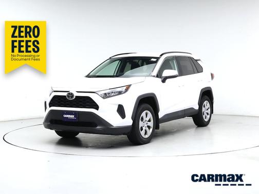 White 2021 Toyota RAV4 LE