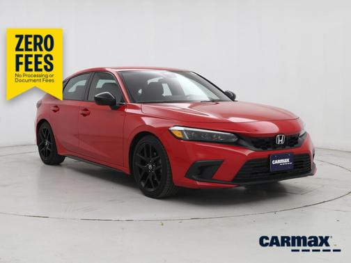 Red 2022 Honda Civic Sport