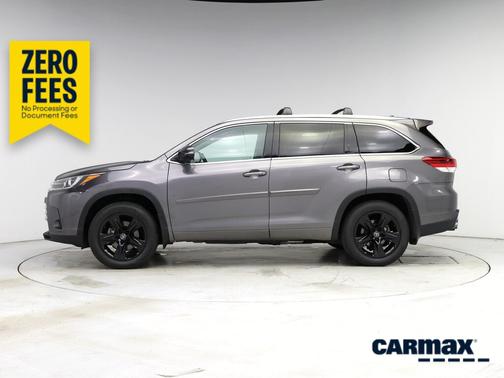 Gray 2017 Toyota Highlander Limited Platinum