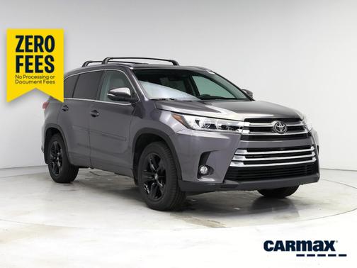 Gray 2017 Toyota Highlander Limited Platinum