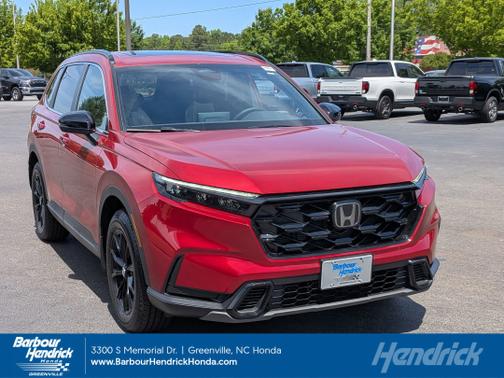 Radiant Red Metallic 2025 Honda CR-V Hybrid