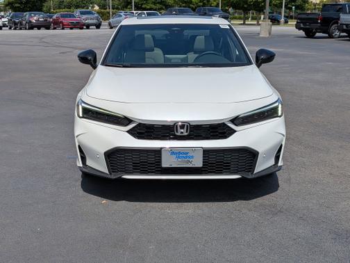 Platinum White Pearl 2025 Honda Civic Hybrid