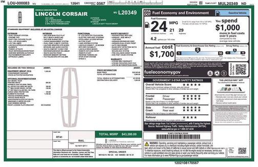 2021 Lincoln Corsair Standard