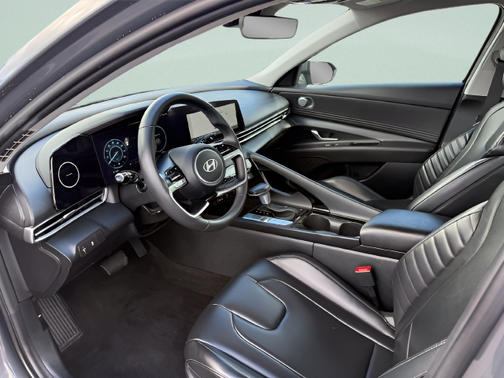 Ecotronic Gray 2024 Hyundai ELANTRA Limited
