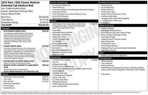2022 RAM 1500 Classic SLT