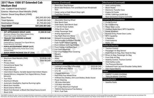 Maximum Steel Metallic 2017 RAM 1500 Tradesman/Express