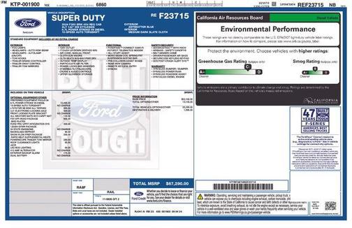 Antimatter Blue Metallic 2024 Ford F-350 XLT