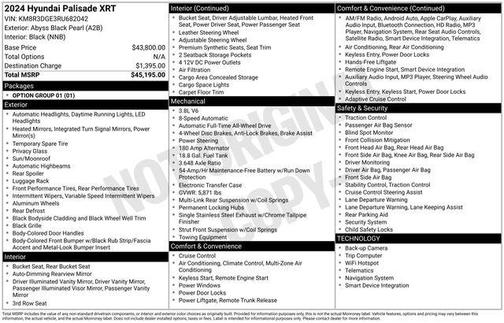 2024 Hyundai PALISADE XRT