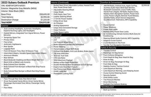 2023 Subaru Outback Premium