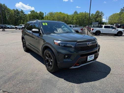 Green Metallic 2022 Ford Explorer Timberline