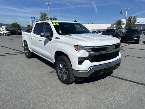 Summit White 2026 Chevrolet Silverado 1500 LT