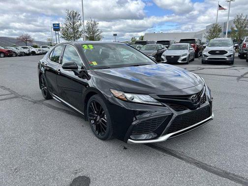 Midnight Black Metallic 2023 Toyota Camry XSE