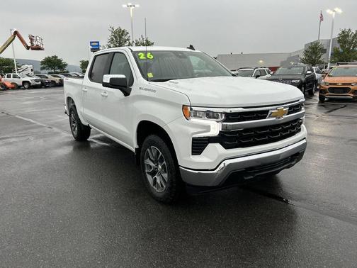 Summit White 2026 Chevrolet Silverado 1500 LT
