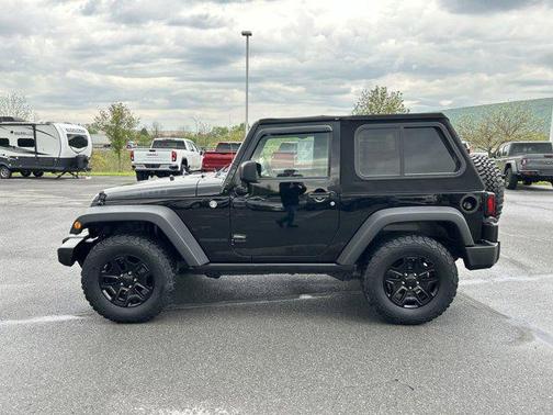 Black Clearcoat 2015 Jeep Wrangler Willys Wheeler