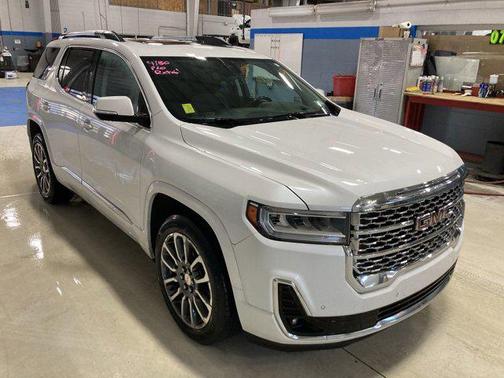 White Frost Tricoat 2021 GMC Acadia Denali