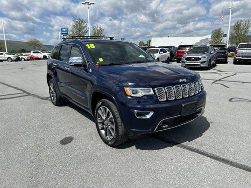 True Blue Pearlcoat 2018 Jeep Grand Cherokee Overland