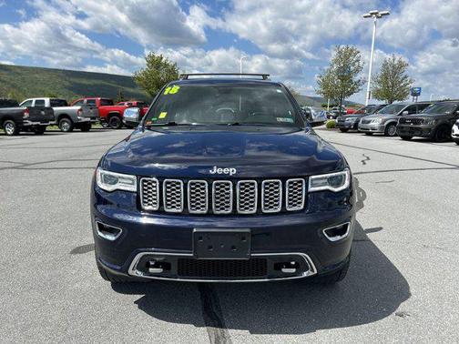 True Blue Pearlcoat 2018 Jeep Grand Cherokee Overland