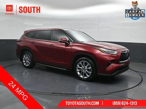 Ruby Flare Pearl 2023 Toyota Highlander Limited