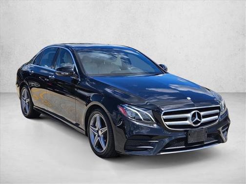 Black 2017 Mercedes-Benz E-Class 4MATIC
