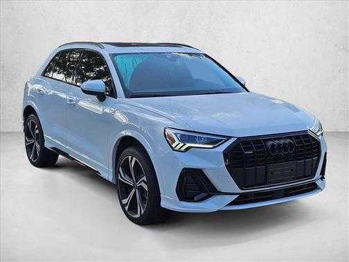 Glacier White Metallic 2024 Audi Q3 45 S line Premium Plus