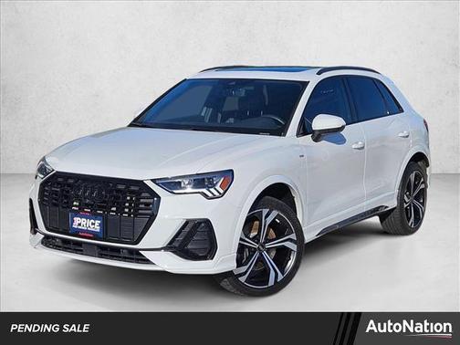 Glacier White Metallic 2024 Audi Q3 45 S line Premium Plus
