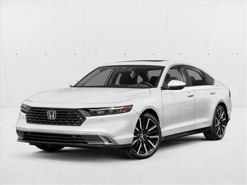 Platinum White Pearl 2025 Honda Accord Hybrid Touring