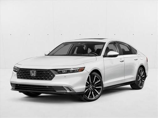 Platinum White Pearl 2025 Honda Accord Hybrid Touring