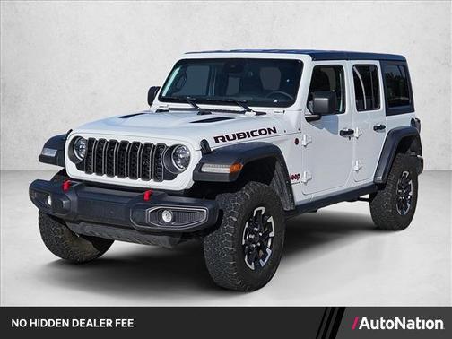 Bright White Clearcoat 2025 Jeep Wrangler Rubicon