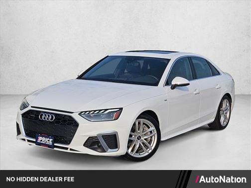 White 2024 Audi A4 45 S line Premium Plus
