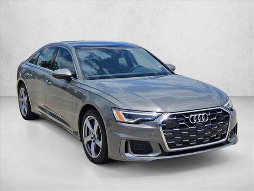 Gray 2024 Audi A6 55 Premium Plus