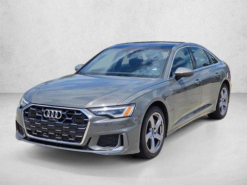 Gray 2024 Audi A6 55 Premium Plus