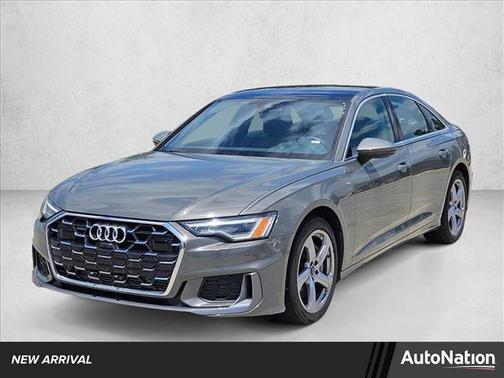 Gray 2024 Audi A6 55 Premium Plus