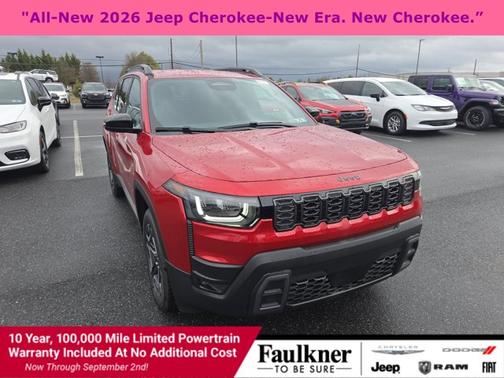 Red 2026 Jeep Cherokee LAREDO/LIMITED