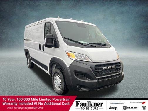 Bright White Clearcoat 2025 RAM ProMaster 3500 Low Roof