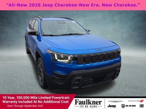 Hydro Blue Pearlcoat 2026 Jeep Cherokee LAREDO/LIMITED
