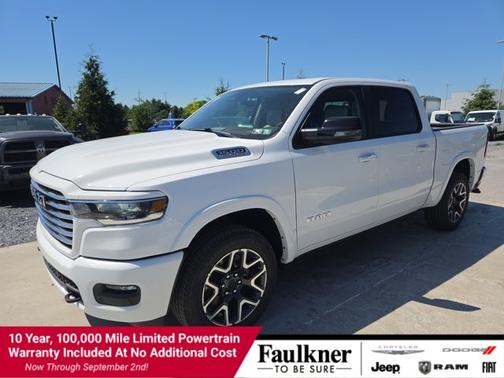 Bright White Clearcoat 2026 RAM 1500 Laramie