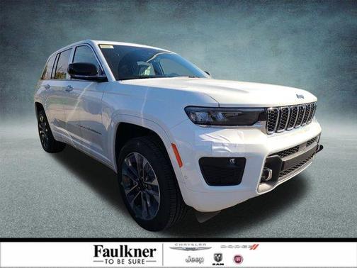Bright White Clearcoat 2024 Jeep Grand Cherokee Overland