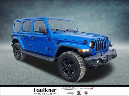 Hydro Blue Pearlcoat 2021 Jeep Wrangler Unlimited Sahara Altitude