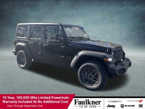 Black Clearcoat 2026 Jeep Wrangler Sport