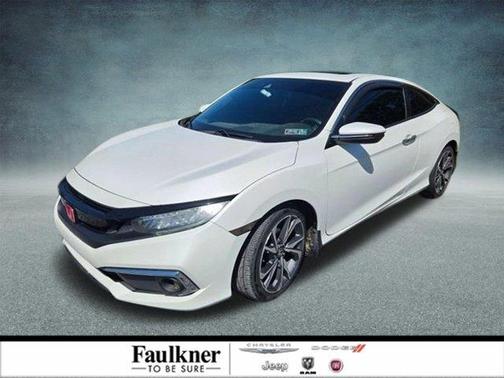 White Orchid Pearl 2019 Honda Civic Touring