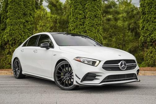 White 2021 Mercedes-Benz AMG A 35 Base