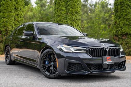 Carbon Black Metallic 2023 BMW 540 i xDrive