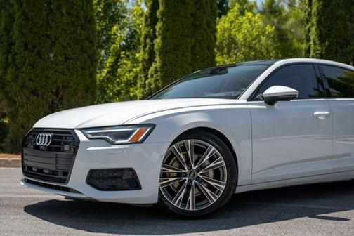 Glacier White Metallic 2023 Audi A6 45 Premium Plus