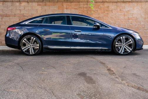 Blue 2022 Mercedes-Benz EQS 450+ 4MATIC