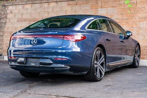 Blue 2022 Mercedes-Benz EQS 450+ 4MATIC
