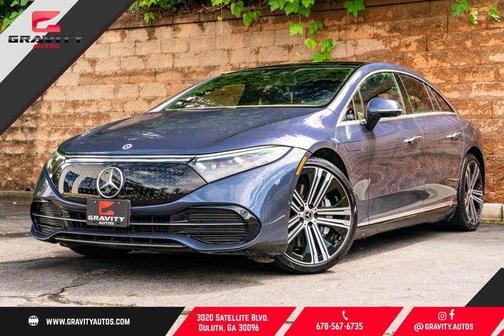 Blue 2022 Mercedes-Benz EQS 450+ 4MATIC