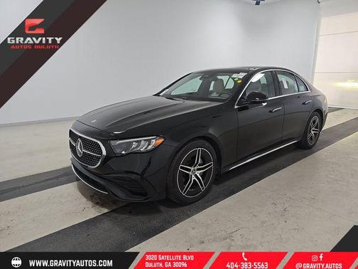 Black 2025 Mercedes-Benz E-Class E 350