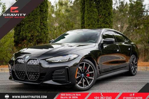 Black Sapphire Metallic 2023 BMW i4 Gran Coupe eDrive40