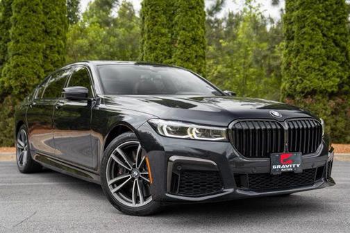 Carbon Black Metallic 2021 BMW 740 xDrive