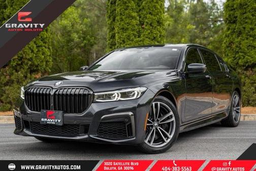 Carbon Black Metallic 2021 BMW 740 xDrive